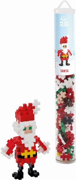 Produktbild: Plus-Plus 100 Tube Kreativ Bausteine Weihnachtsmann