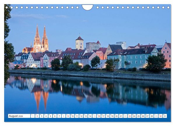 Produktbild: Deutschlands sch&ouml;nste Altst&auml;dte - Bayern (Wandkalender 2026 DIN A4 quer), CALVENDO Monatskalender