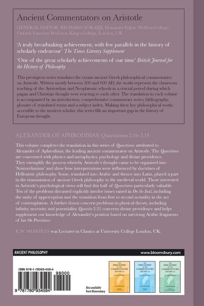 Produktbild: Alexander of Aphrodisias