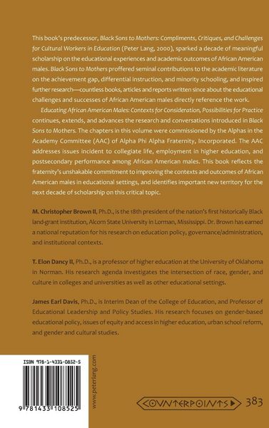 Produktbild: Educating African American Males