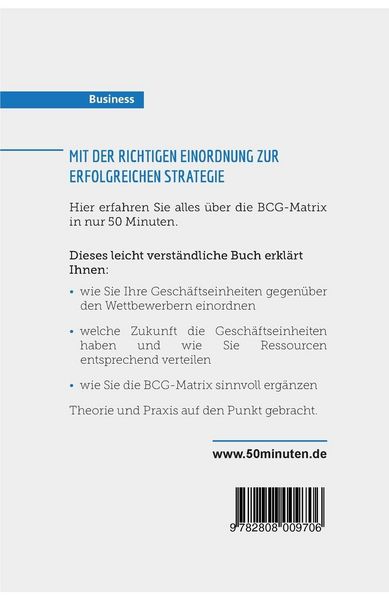 Produktbild: Die BCG-Matrix