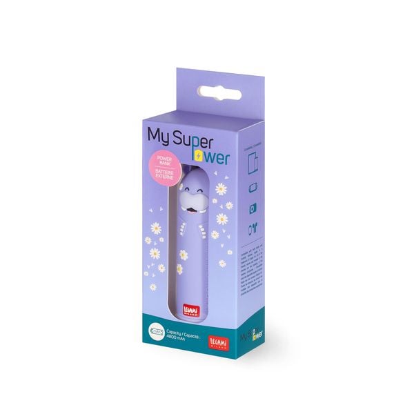 Produktbild: Legami Power Bank - 4800 mAh - Hippo