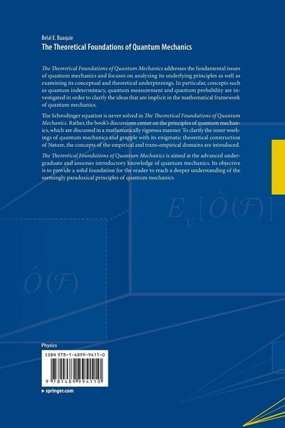 Produktbild: The Theoretical Foundations of Quantum Mechanics