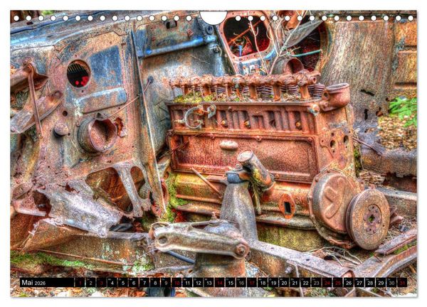 Produktbild: Autofriedhof Ryd (Wandkalender 2026 DIN A4 quer), CALVENDO Monatskalender