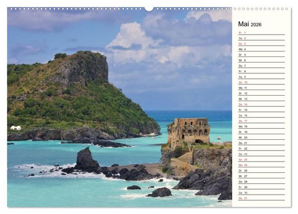 Produktbild: Kalabrien (hochwertiger Premium Wandkalender 2026 DIN A2 quer), Kunstdruck in Hochglanz
