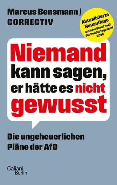Produktbild: Niemand kann sagen, er h&auml;tte es nicht gewusst