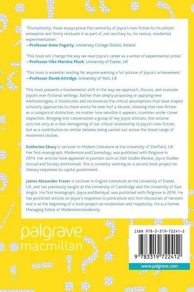 Produktbild: Joyce&rsquo;s Non-Fiction Writings