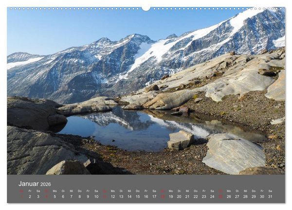 Produktbild: Bergseen der Alpen (hochwertiger Premium Wandkalender 2026 DIN A2 quer), Kunstdruck in Hochglanz