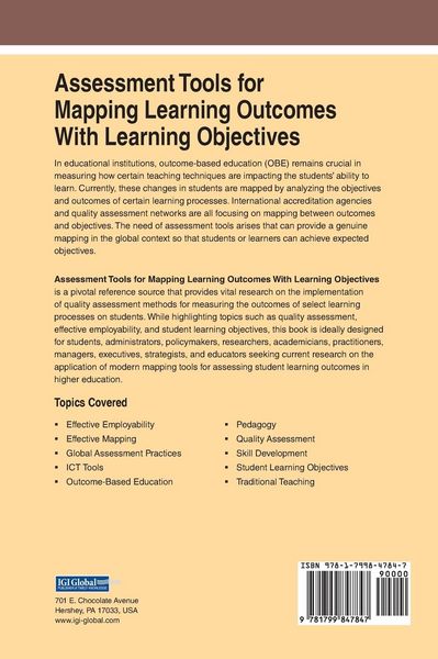 Produktbild: Assessment Tools for Mapping Learning Outcomes With Learning Objectives