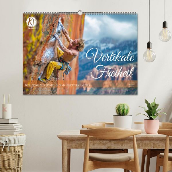 Produktbild: Vertikale Freiheit (Wandkalender 2026 DIN A2 quer), CALVENDO Monatskalender