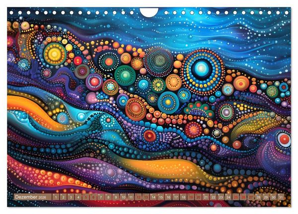 Produktbild: Aborigines - Farben des Outback (Wandkalender 2026 DIN A4 quer), CALVENDO Monatskalender