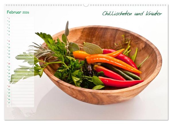 Produktbild: Kr&auml;utervielfalt (Wandkalender 2026 DIN A2 quer), CALVENDO Monatskalender