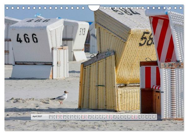 Produktbild: K&uuml;stenzauber Nordfriesland (Wandkalender 2027 DIN A4 quer), CALVENDO Monatskalender