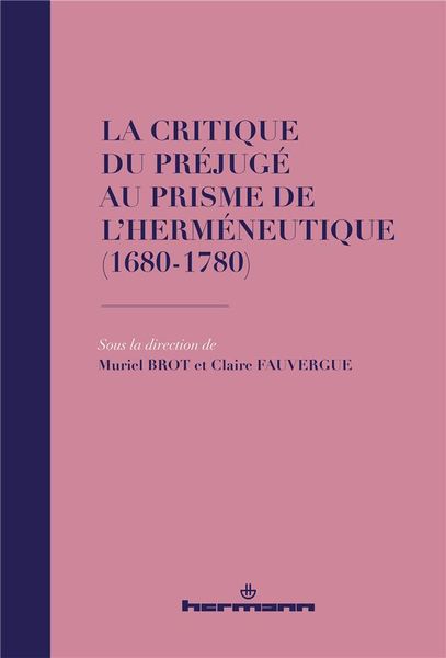 Produktbild: La critique du prejuge au prisme