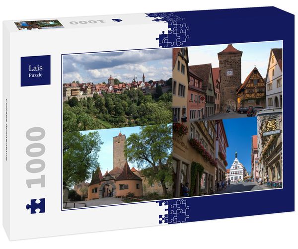 Produktbild: Lais Puzzle Collage Rothenburg 1000 Teile