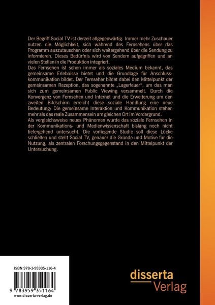 Produktbild: Motivation zur Nutzung von Social TV - Eine Untersuchung auf Grundlage der Grounded Theory