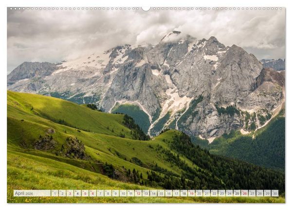 Produktbild: "Bergpixel" Faszination Bergwandern (hochwertiger Premium Wandkalender 2026 DIN A2 quer), Kunstdruck in Hochglanz