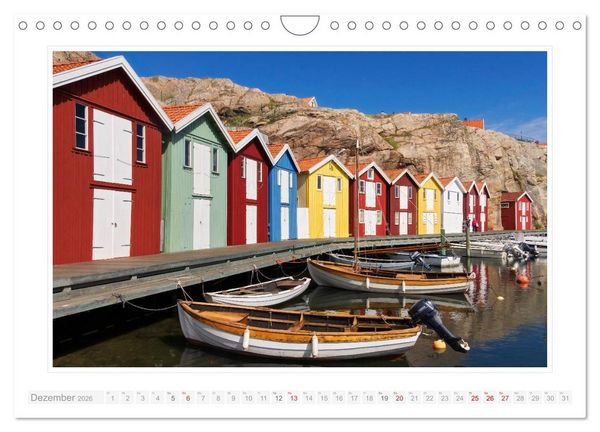 Produktbild: Bohusl&auml;n. Sm&ouml;gen - Hunnebostrand - Kungshamn (Wandkalender 2026 DIN A4 quer), CALVENDO Monatskalender