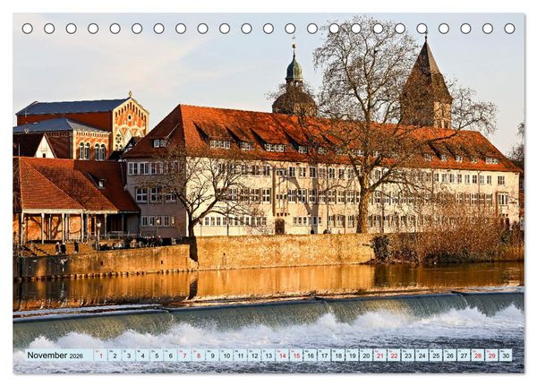 Produktbild: Hameln - Fachwerk und Weserrenaissance (Tischkalender 2026 DIN A5 quer), CALVENDO Monatskalender