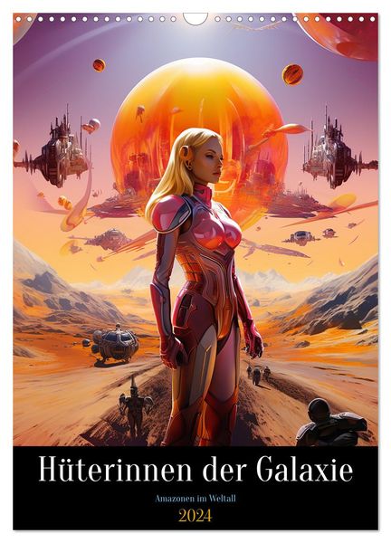 Hüterinnen der Galaxie (Wandkalender 2024 DIN A3 hoch), CALVENDO Monatskalender