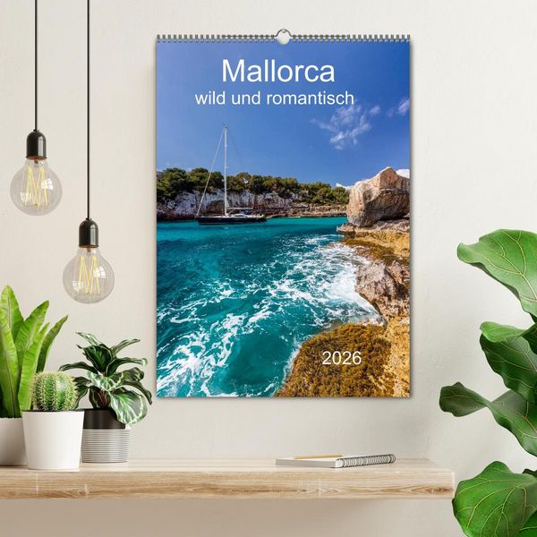 Produktbild: Mallorca - wild und romantisch (Wandkalender 2026 DIN A2 hoch), CALVENDO Monatskalender