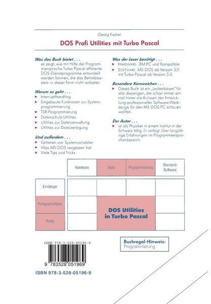 Produktbild: DOS Profi Utilities mit Turbo Pascal