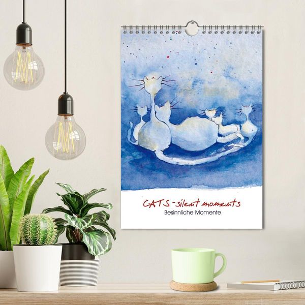 Produktbild: CATS - silent moments, besinnliche Momente (Wandkalender 2026 DIN A4 hoch), CALVENDO Monatskalender