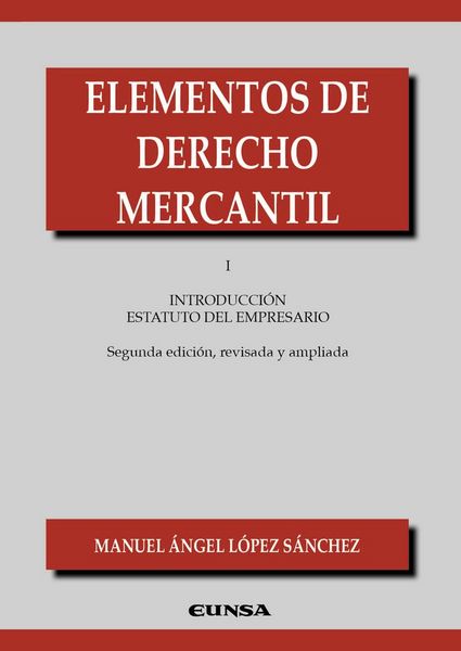Produktbild: Elementos de Derecho Mercantil I