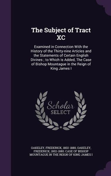 Produktbild: The Subject of Tract XC