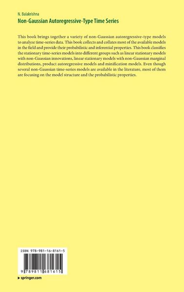 Produktbild: Non-Gaussian Autoregressive-Type Time Series