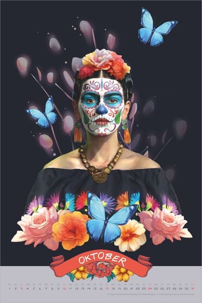 Produktbild: Frida Kahlo Wandkalender 2027