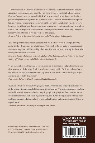 Produktbild: Economic Analysis, Moral Philosophy, and Public Policy
