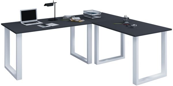 Produktbild: U Schreibtisch Eckschreibtisch L Form 160x130x50