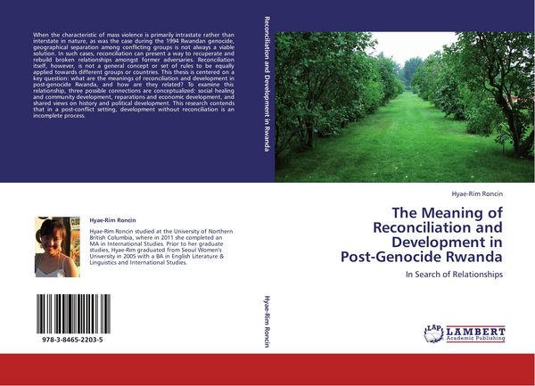 Produktbild: The Meaning of Reconciliation and Development in Post-Genocide Rwanda