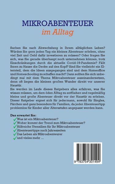 Produktbild: Mikroabenteuer im Alltag: Unvergessliche Erlebnisse f&uuml;r jede Jahreszeit