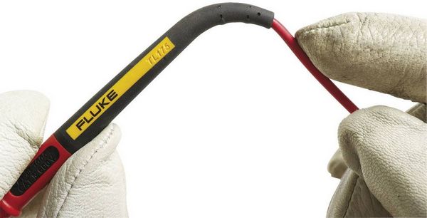 Produktbild: Fluke TL175 Sicherheits-Messleitungs-Set Lamellenstecker 4 mm Pr&uuml;fspitze 1.50 m Schwarz, Rot 1 St.