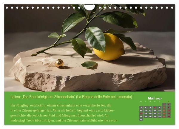 Produktbild: 12 M&auml;rchen unserer Welt (Wandkalender 2027 DIN A4 quer), CALVENDO Monatskalender