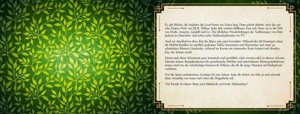 Produktbild: Der inoffizielle Adventskalender f&uuml;r Tolkien-Fans