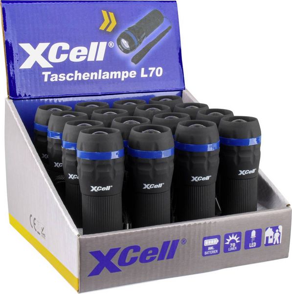 Produktbild: XCell 146363 LED Taschenlampe mit Handschlaufe 4.5h 144g