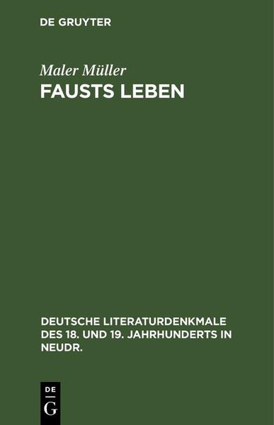 Produktbild: Fausts Leben