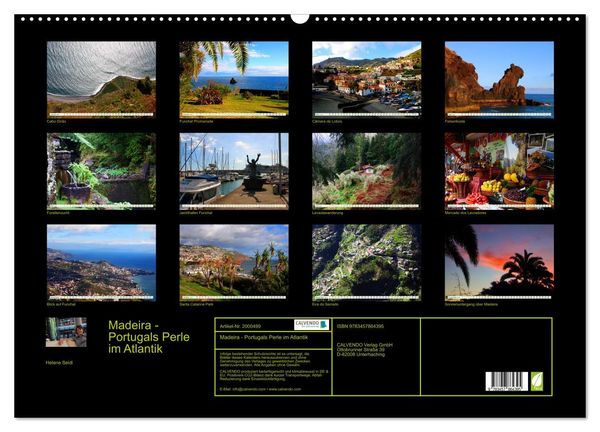 Produktbild: Madeira - Portugals Perle im Atlantik (Wandkalender 2026 DIN A2 quer), CALVENDO Monatskalender