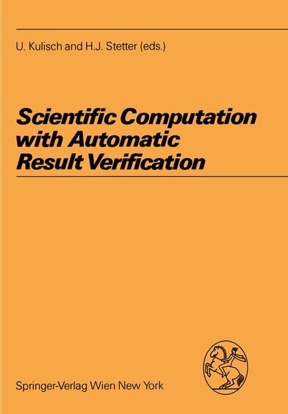 Produktbild: Scientific Computation with Automatic Result Verification