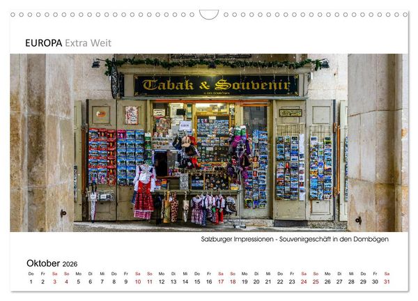 Produktbild: Salzburger Impressionen - Panoramabilder (Wandkalender 2026 DIN A3 quer), CALVENDO Monatskalender