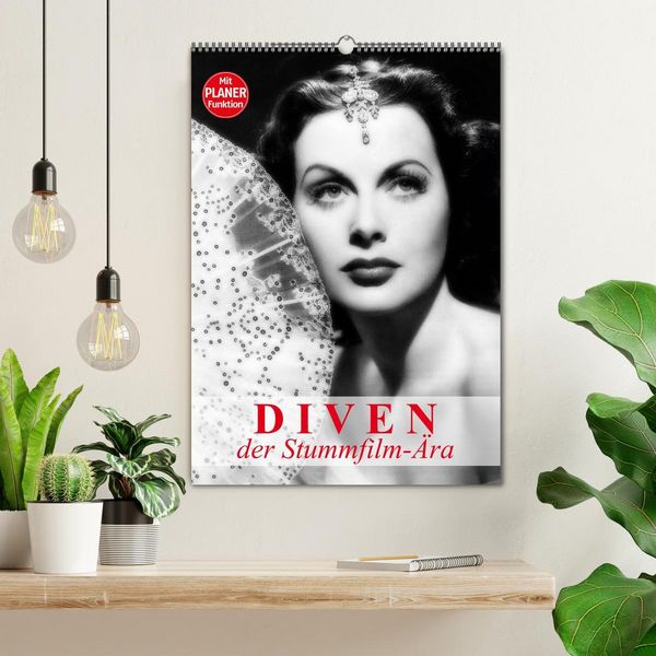 Produktbild: Diven der Stummfilm-&Auml;ra (Wandkalender 2026 DIN A2 hoch), CALVENDO Monatskalender