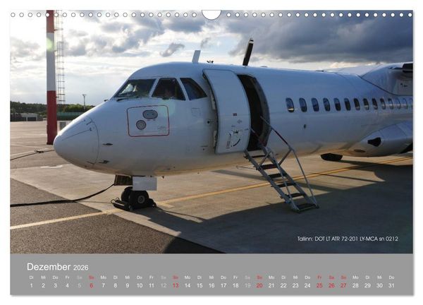 Produktbild: Flugzeuge im Auge der Kamera (Wandkalender 2026 DIN A3 quer), CALVENDO Monatskalender