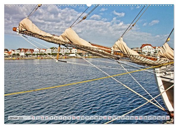 Produktbild: Halbinsel Priwall bei Travem&uuml;nde &ndash; Impressionen von der Ostseek&uuml;ste (Wandkalender 2026 DIN A2 quer), CALVENDO Monatskalender