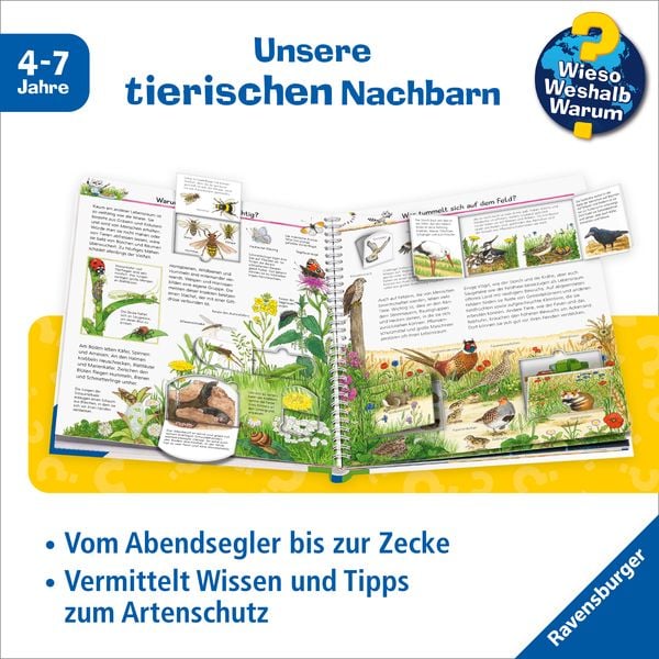 Wieso? Weshalb? Warum?, Band 71 - Wir entdecken heimische Tiere