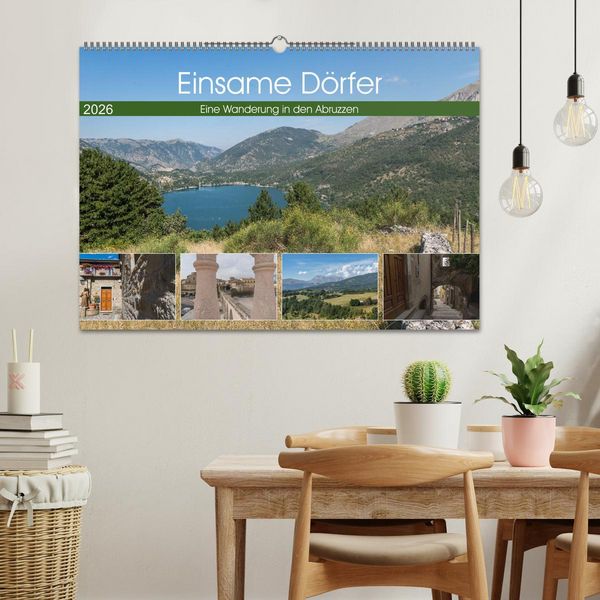 Produktbild: Einsame D&ouml;rfer - Eine Wanderung in den Abruzzen (Wandkalender 2026 DIN A2 quer), CALVENDO Monatskalender