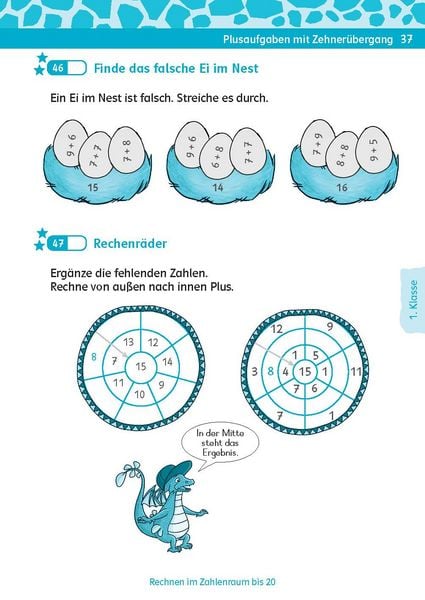 Produktbild: Klett Team Drachenstark: Kurztests Mathe 1./2. Klasse