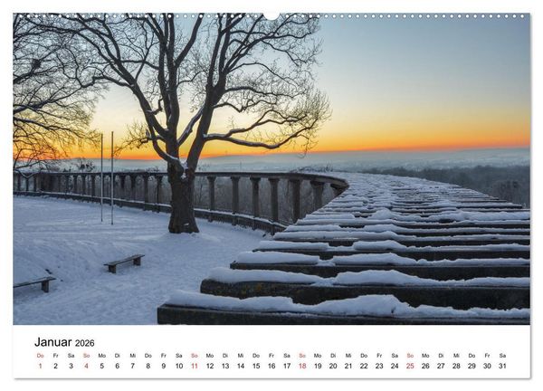 Produktbild: Kassel - Morgenlicht (Wandkalender 2026 DIN A2 quer), CALVENDO Monatskalender